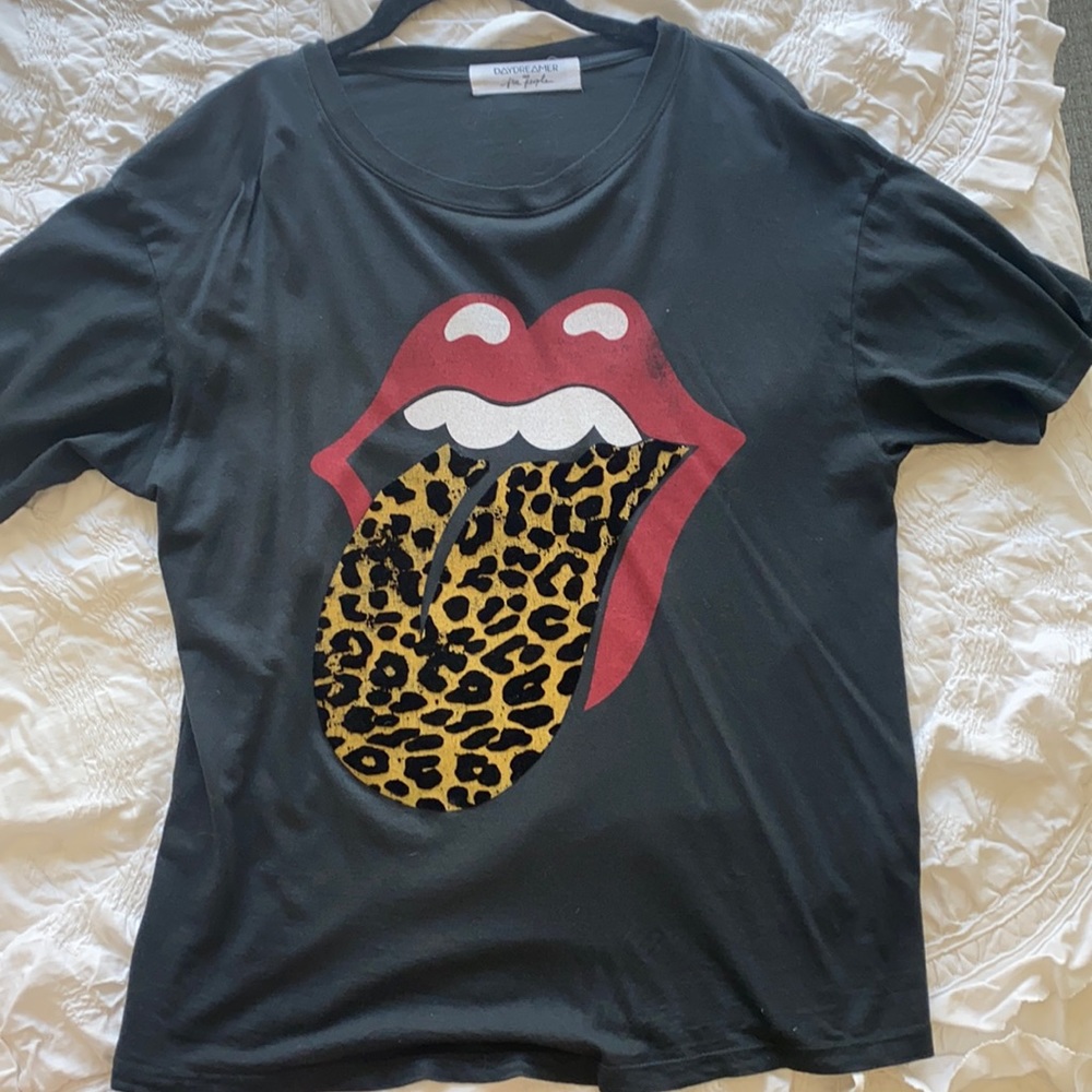 Free People Daydreamer Stones Leopard Tongue Tee
